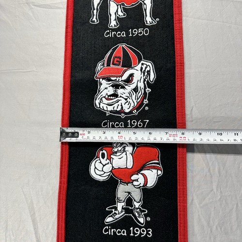 NEU Georgia Bulldogs UGA Heritage Banner bestickt Wollfilz lizenzierter Wimpel - Bild 7 von 8