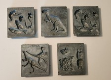 5 1992 Toymax Creepy Crawlers Molds Dinosaur  Body Organs