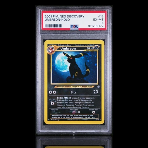 ▸ Umbreon | Neo Discovery | Holo Rare | 13/75 | PSA 6