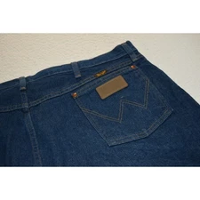 Wrangler Western Jeans Mens Size 42 x 32 Cowboy Bootcut Fit 13MWZPW Denim