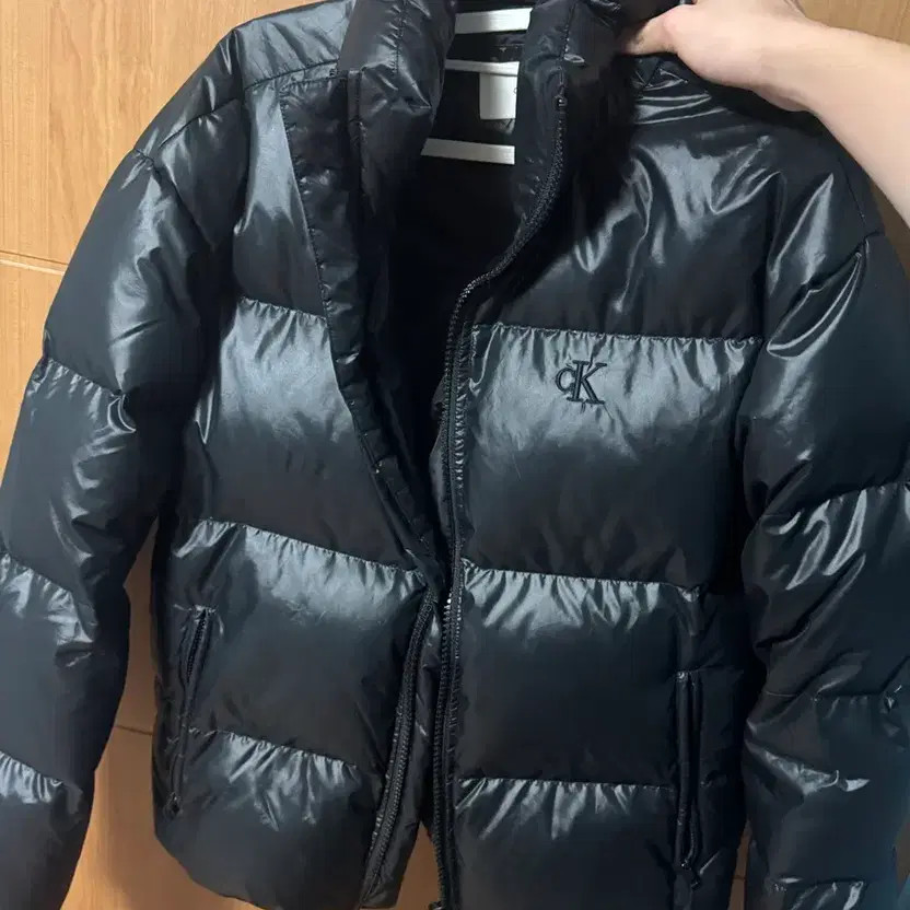 CK Calvin Klein Glossy Short Puffer Jacket for Women & Men thumbnail 4