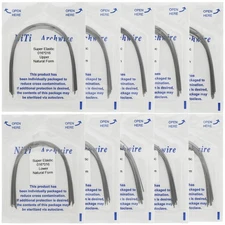 Orthodontic Arch Wire NiTi Natural Rectangular Arcos Ortodoncia 16×16 16×22 1725