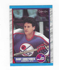 1989-90  O-PEE-CHEE RANDY CUNNEYWORTH #63 WINNIPEG JETS