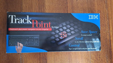 IBM 01K1260 Trackpoint Navigation PC Keyboard (PS/2 Interface) - Black - LAST 3!