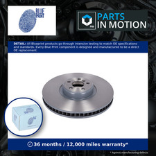 Brake Disc Single Vented Front Left 395mm ADBP430145 Blue Print 34116860919 New