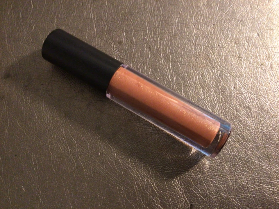 MAC Lipglass BEAUX Warm Medium Brown Pearl Discontinued! Lip Gloss NWOB - Image 3 of 3