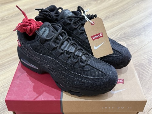Nike Levi's x Air Max 95 OG Black Anthracite Size 8.5 UK