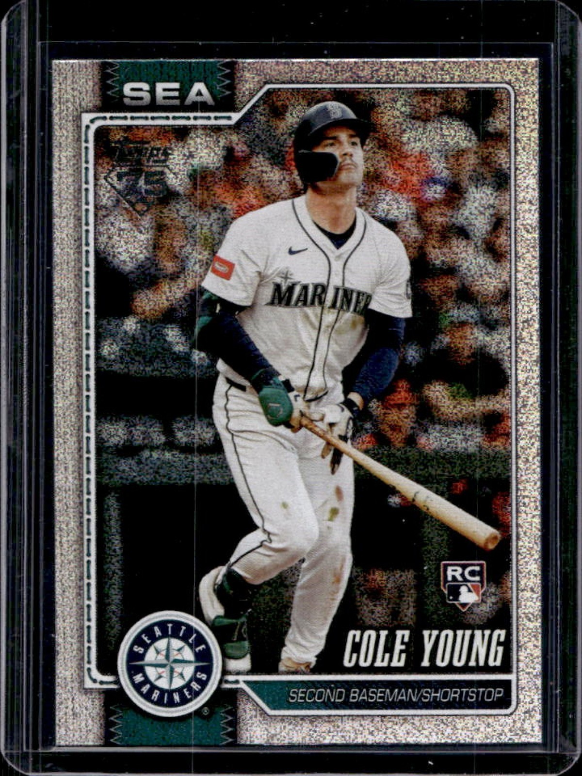 2026 Topps Cole Young RC Sandglitter Rookie #129 Mariners