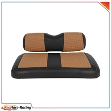 Golf Cart Front Cushion Seat Cover For EZGO TXT Brown