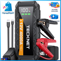 Starthilfe Powerbank 4000A 12V Led-Taschenlampe FüR Benzin Diesel Bis 8,5L