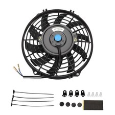 9 inch Universal High Performance 12V 80W Slim Electric Cooling Radiator Fan