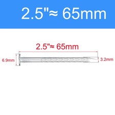 Stainless Steel Twist Nails A2 304 Twisted Shank Cladding Fencing Decking Pins