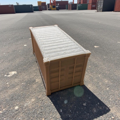 TTRPG Tischplatte moderne Docks Lagerung Versand Container Rollenspiel Pathfinder