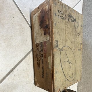Western Vintage .308 Winchester Match Small Arms Ammunition Wood Crate Box