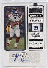 2022 Panini Contenders Rookie Ticket Jashaun Corbin #294 Auto 00ht