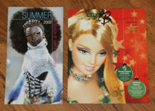 Set of 2 Vintage Barbie Collector Catalogs - Summer 2002  Holiday 2004