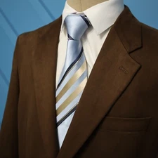 Lauren Ralph Lauren Blazer Mens 42L Brown Microsuede Sport Coat 2 Button