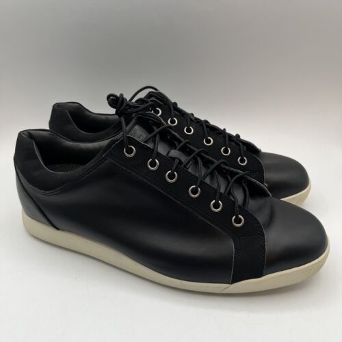 Foot Joy Contour Casual Black White Sport Golf Shoes Men's Size 11 W Wide 54247 - Picture 1 of 18