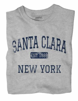 Santa Clara New York NY T-Shirt EST