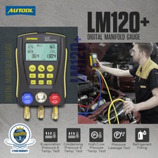 Refrigeration Digital Ac Manifold Gauge Set Hvac Gauges 3 Way For R1234yf R134a Refrigeration Digital Ac Manifold Gauge Set Hvac Gauges 3 Way For R1234yf R134a