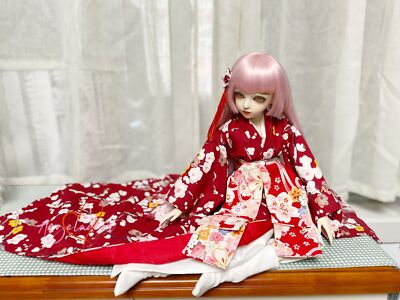 BlytheOB11/24/27 1/6 1/4 1/3 Uncle BJD Doll Clothes Tailed Kimono