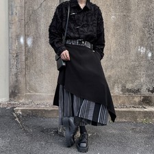 Men  s Trousers Japanese Retro High-end Yohji Yamamoto Casual Irregular Wide-leg