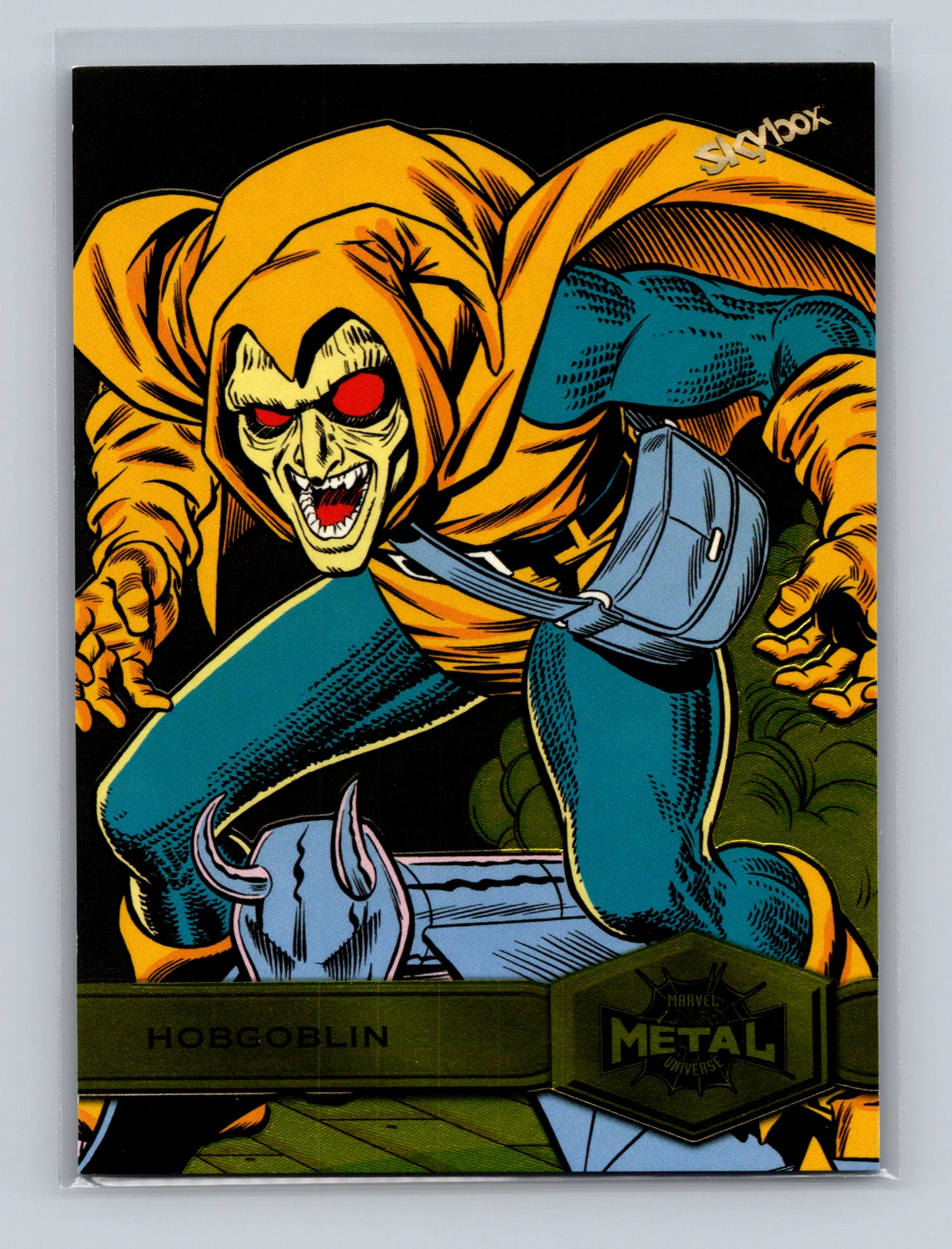 2021 Skybox Marvel Metal Universe Spider-Man Yellow Hobgoblin #132