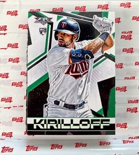 2021 Topps Fire Alex Kirilloff RC Base Card Minnesota Twins Rookie #60