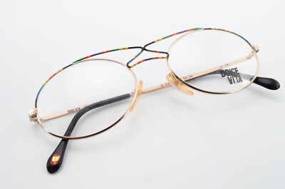 Dolce Vita Casanova Brille Mod. LC-18 52/20 C.03 Round Oval Art Gold Multicolor