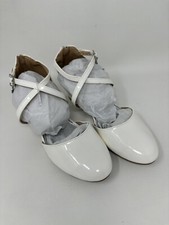 Nine West MIA Ankle Strap White Dress Heels Size 5 *New With Out Box*