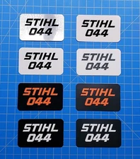 Vinyl Sticker for Stihl 044 Shroud Badge "Full Vinyl Overlay"