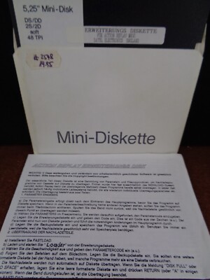 COMMODORE 64/128 -- ERWEITERUNGS DISKETTE FÜR ACTION REPLAY MKVI (DATEL ENGLAND)