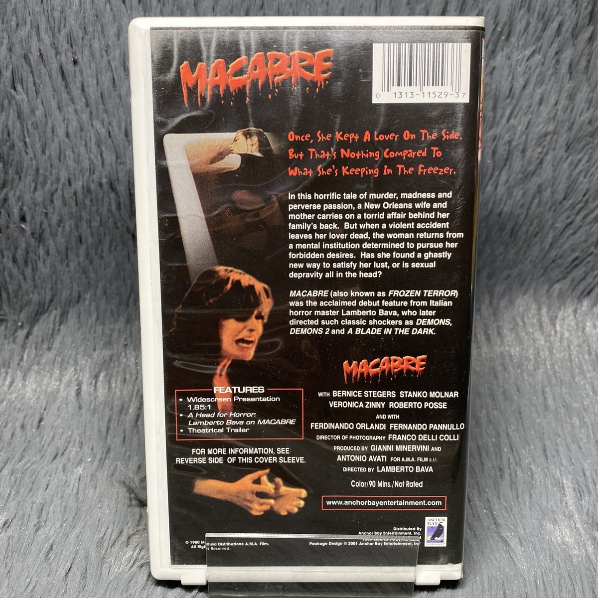 Macabre (Frozen Terror) VHS Tape 1980 Not Rated Horror Movie