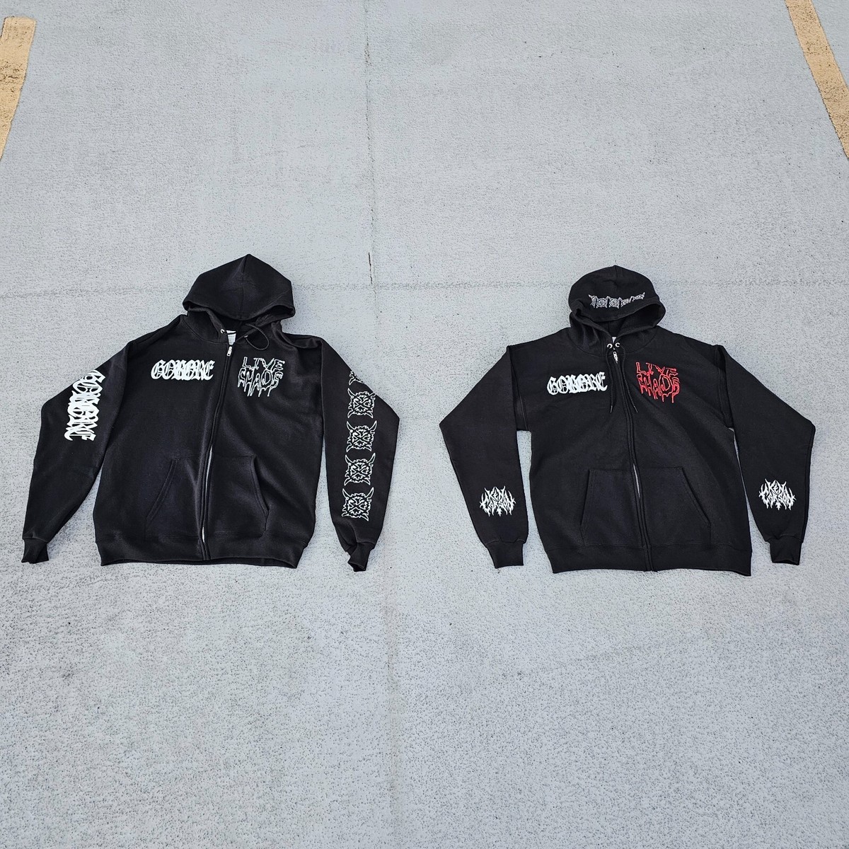 Ken Carson A Great Chaos Tour Zip up | eBay