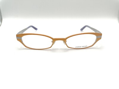Prodesign Denmark Brille Zenith 7319 C. 4521 neu 49/18 oval schmal Titan alu