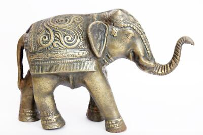 Ornament/Dekoration/Statue/Figur - Messingeffekt - ELEFANT