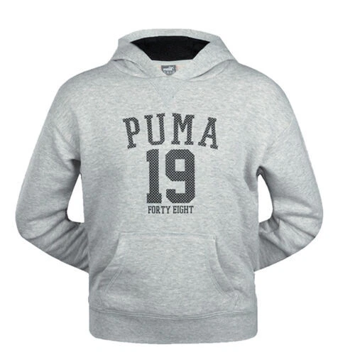 Puma Style Athletics 1948 Grey Pullover Hoodie Hoody Jumper Kids