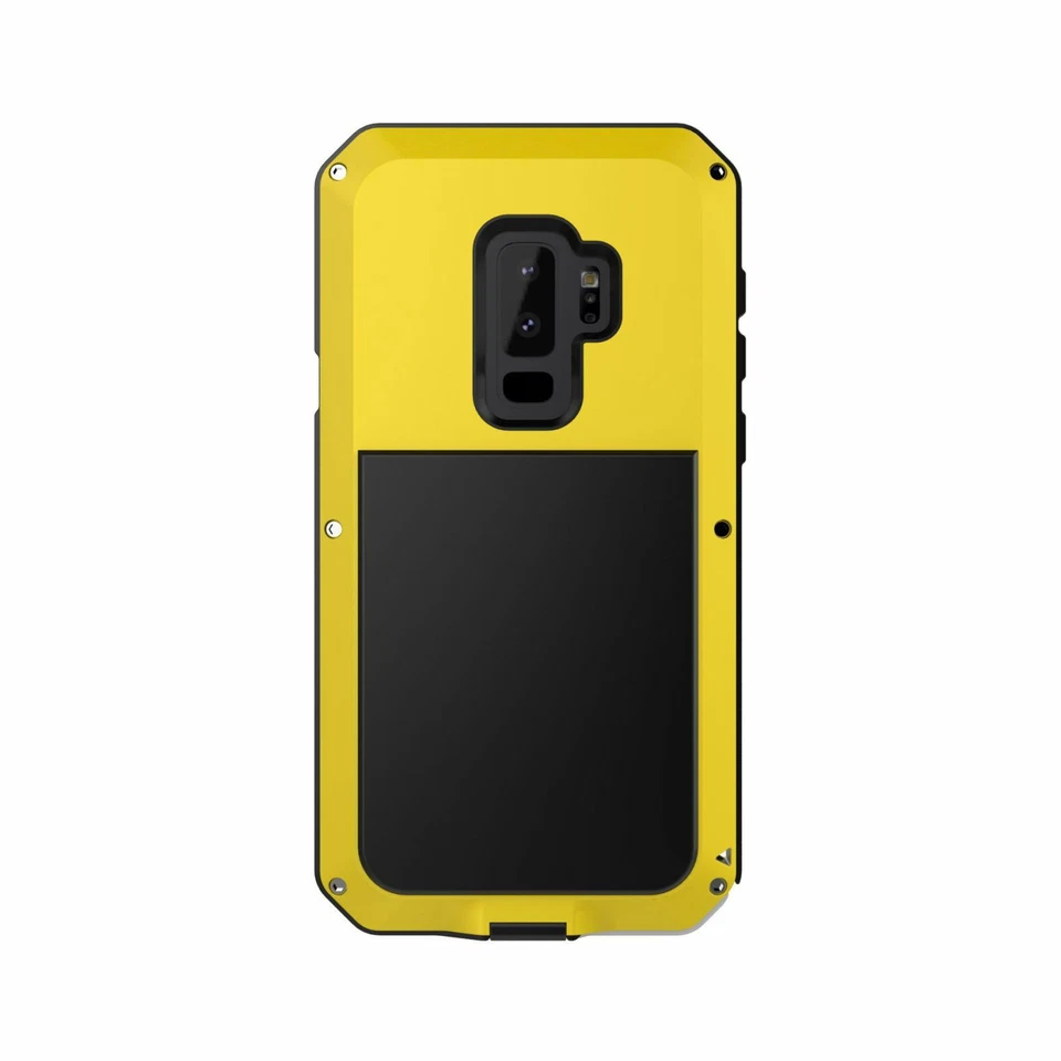 Funda protectora de goma a prueba de golpes de aluminio y metal blindada para Samsung S22 Ultra/S10/S19 Foto 4 de 4