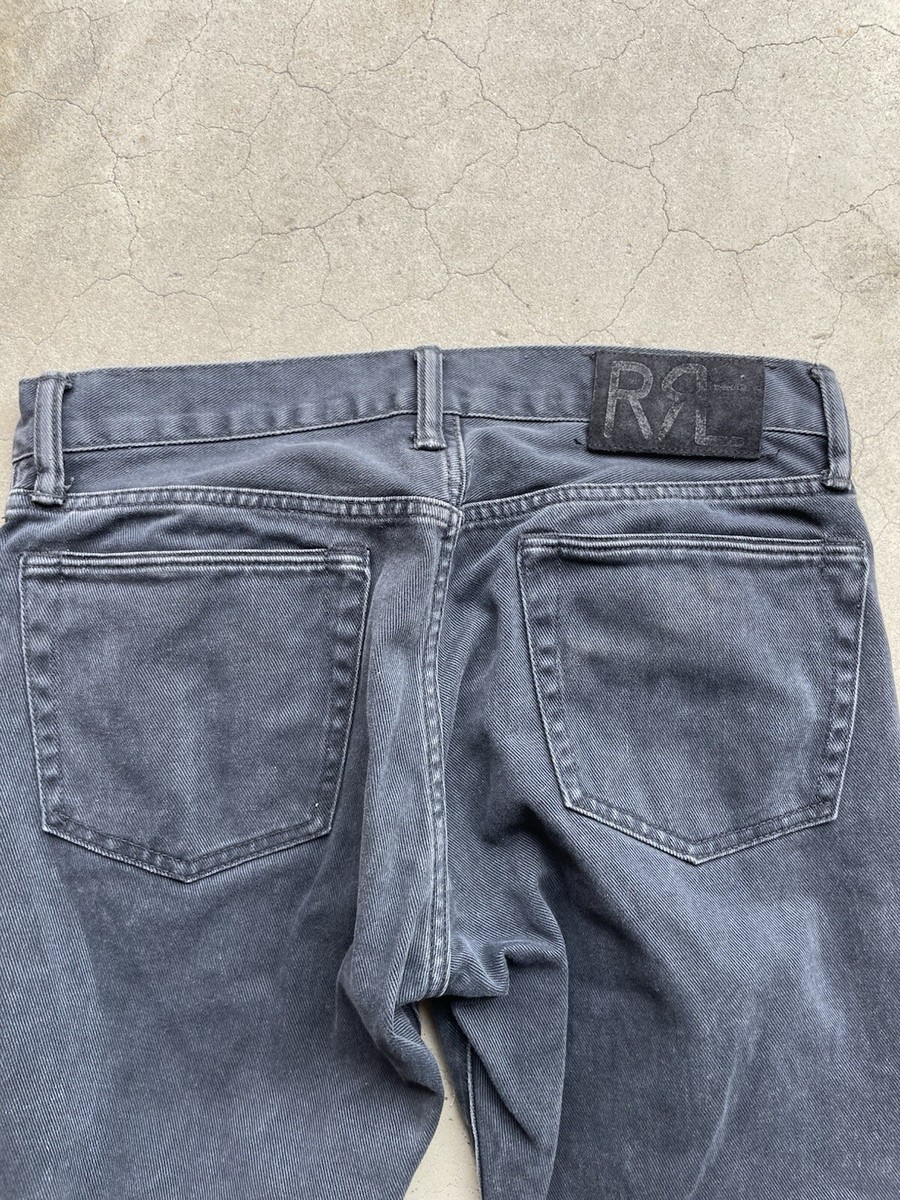 RRL サンフォライズドデニム 32 Double RL RRL Slim Fit Heavy Bull Sanforized Denim Black