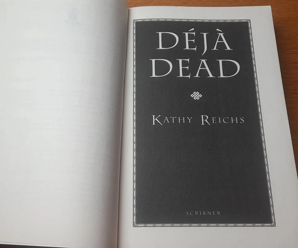 Deja Dead by Kathy Reichs Advanced Readers Copy ARC Temperance Bones Brennan  - Image 3 of 4