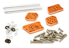 NEW Integy Aluminum Adjustable Shock Mount Plate 4 : Axial SCX10 II
