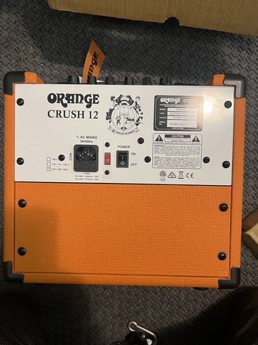 Orange Crush 12 Ampli per chitarra 2 canali 6" 20W Combo Eq Esposizione Negozio - Foto 4 di 4