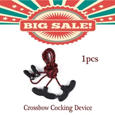 Archery Crossbow Cocking Device Crossbow Cocker double Rope Tool Nylon