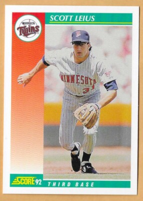 SCOTT LEIUS MINNESOTA TWINS #320 - SCORE NM-MT 1992 | eBay