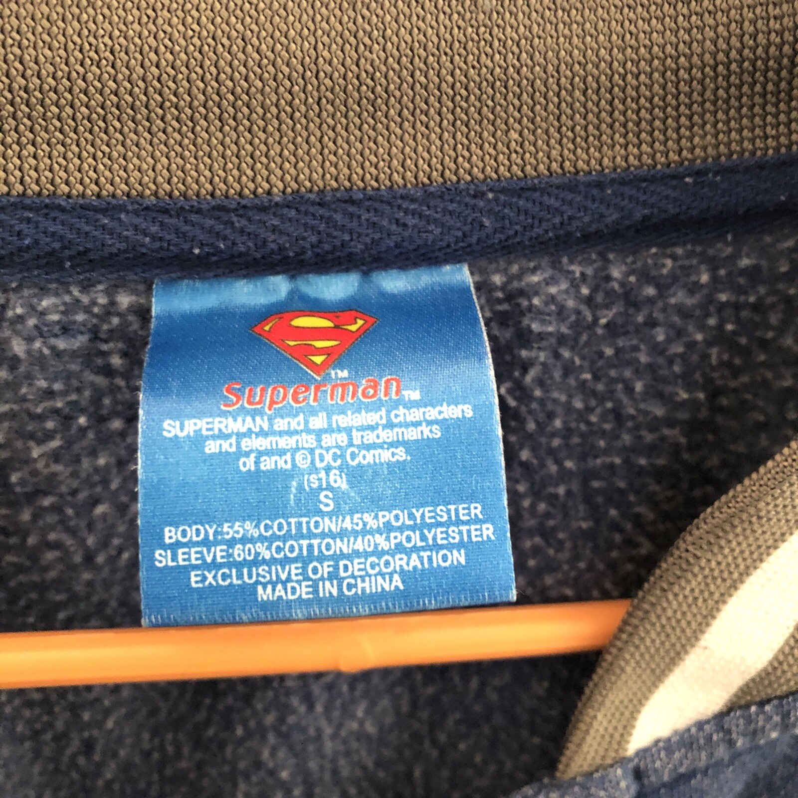 Superman Varsity Jacket Size Small Letterman DC C… - image 5