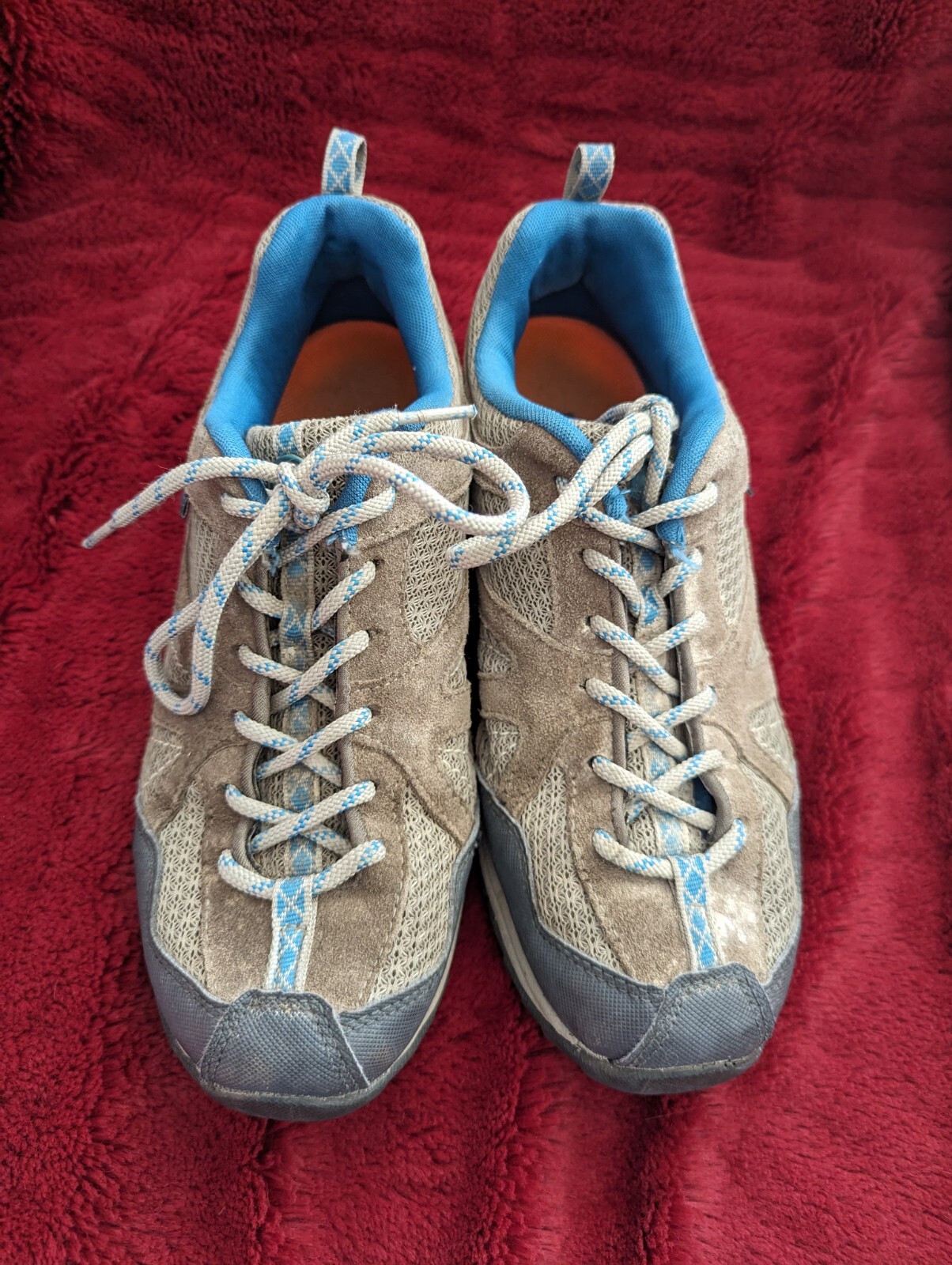 Scarpe da trekking basse Merrell donna Boulder in pelle celestial taglia 9