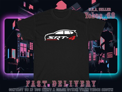 New Tee Shirt SRT-4 Motorsport Logo Men's T-Shirt American T-Shirt