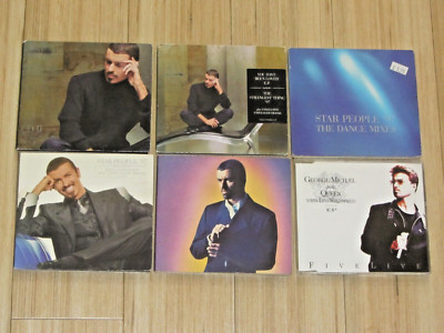 George Michael 6 CD Single Collection Lot Five Live, Star People, You Have Been
