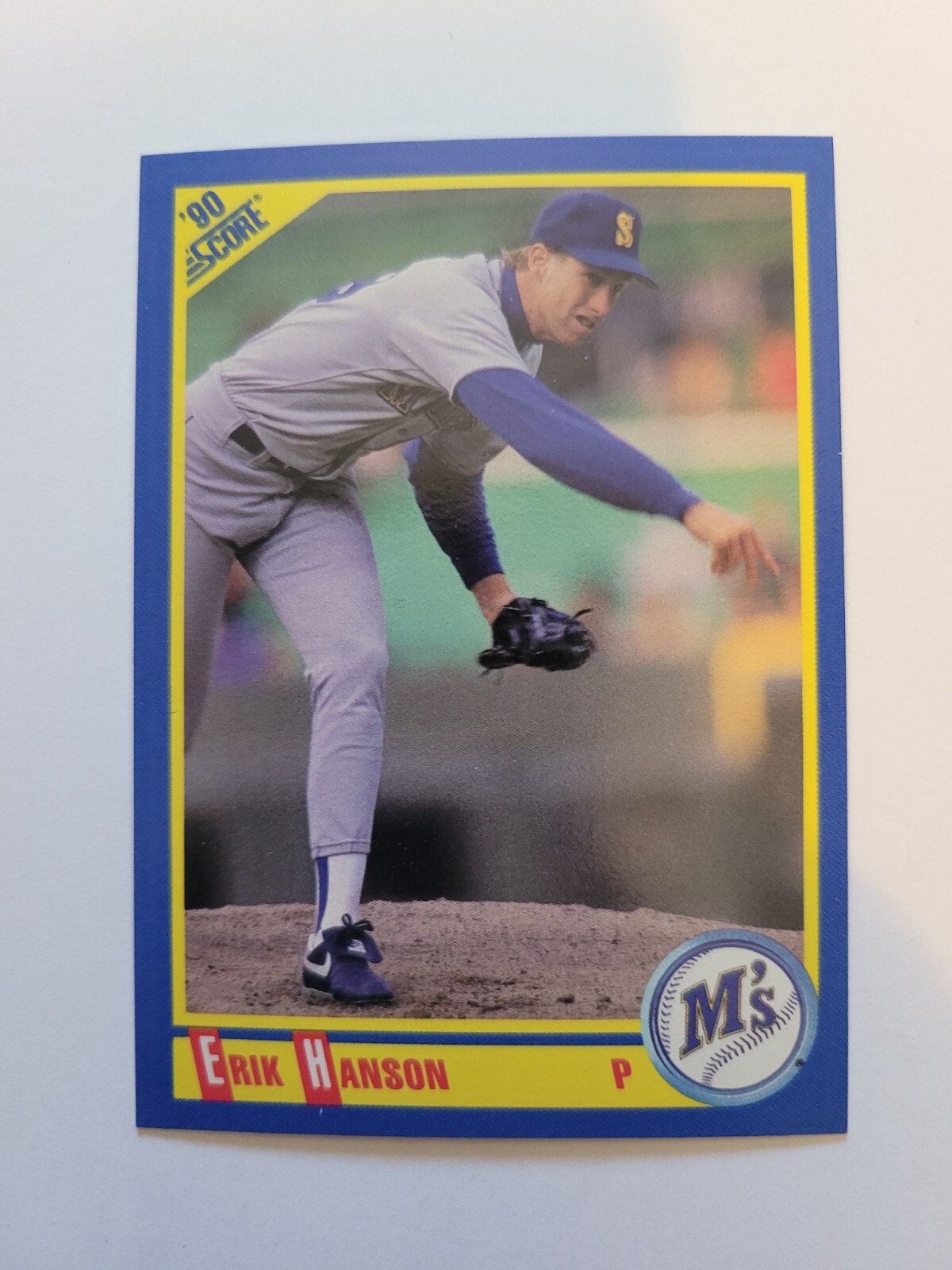 1990 SCORE ERIK HANSON #530 NM