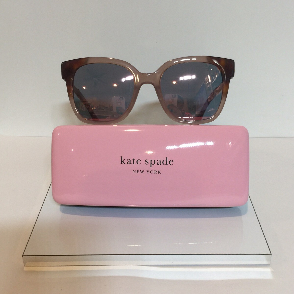 NIB Kate Spade Caelyn/s L930J Nude Plastic Flash Mirror 